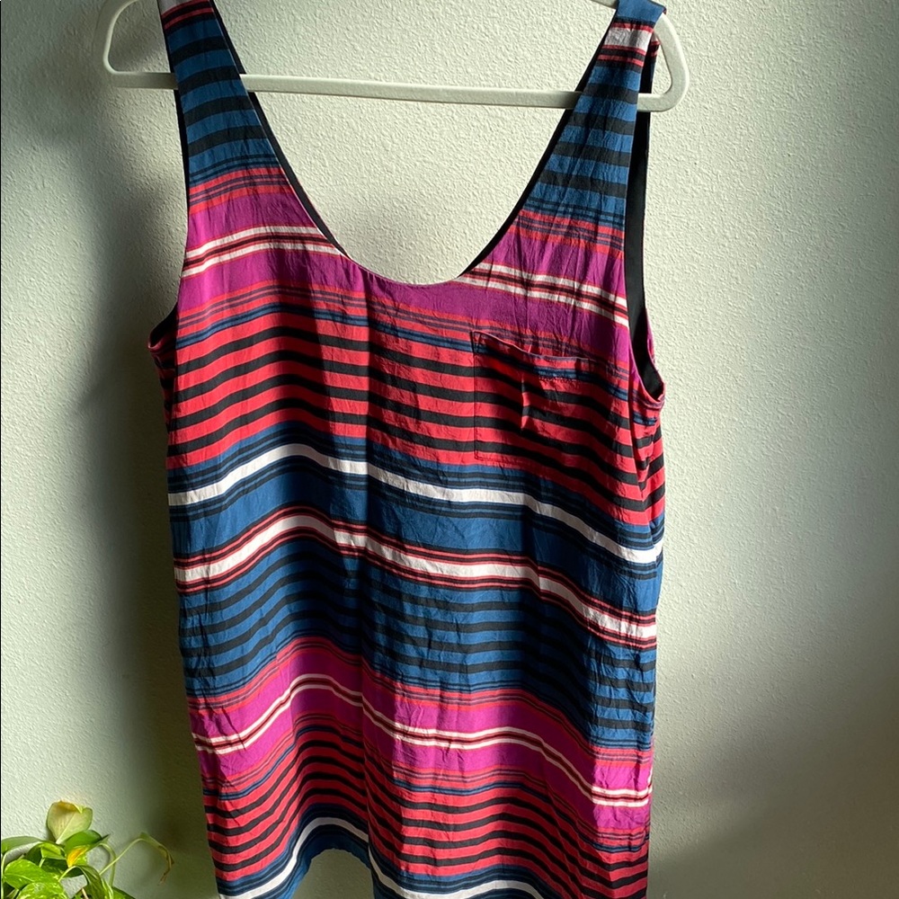 Joie Striped Sleeveless Dress- Multicolor